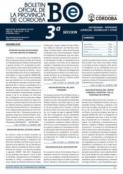 Sociedades &ndash; Personas Jur&iacute;dicas &ndash; Asambleas y Otras