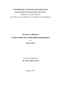 En busca de Klingsor - Tesis Doctorales en Red