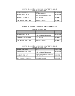 nombre y apellidos area condicion segundo ñique tello