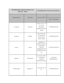 INFORMACIÓN AGENCIA PÚBLICA DE EMPLEO