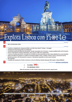 Explora Lisboa con Turisnorte