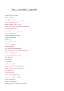 Postinor Venta Libre Argentina