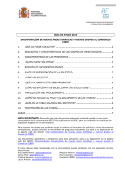 Guía de ayuda - Instituto de Salud Carlos III
