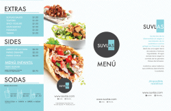 Menu - Suvlas