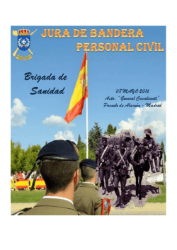 Jura Bandera Personal Civil Pozuelo. El 8 de Mayo