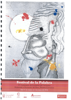 Consulte aquí la Programación completa del Festival de la Palabra