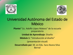 introduccion al diseño - Universidad Autónoma del Estado de México