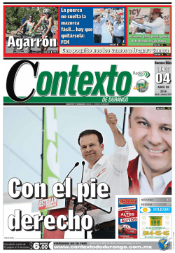 04/04/2016 - Periódico Contexto de Durango
