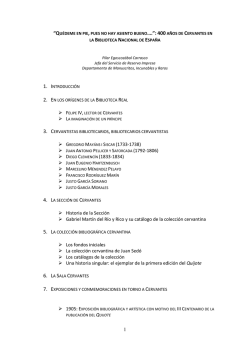 VER PDF - Cervantes en la BNE - Biblioteca Nacional de España