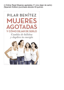 () Online Read Mujeres agotadas (Y cmo dejar de