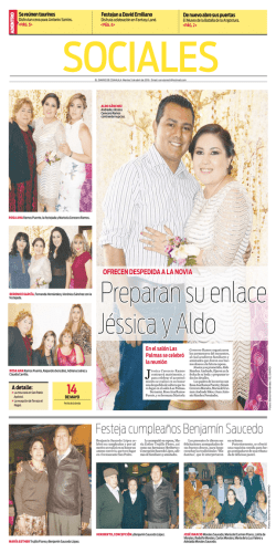 Festeja cumpleaños Benjamín Saucedo