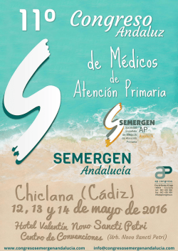 Programa  - 11º Congreso SEMERGEN Andalucía 2016