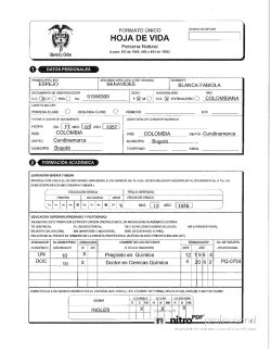 Blanca Fabiola Espejo Benavides: Aspirante al cargo