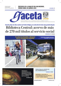 Edición impresa - gaceta Digital UNAM