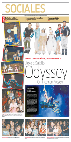 Llega a Saltillo On Ince con Frozen