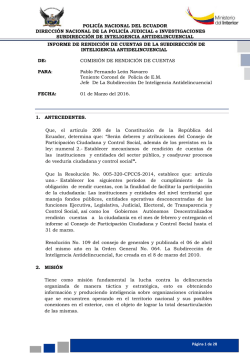 Informe Final Rendición de Cuentas