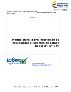 Manual Preinscripción