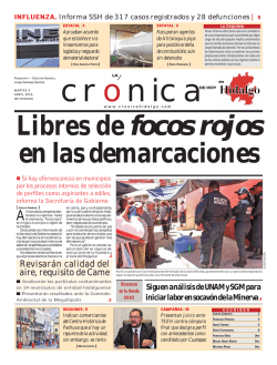 Versión Impresa - La Crónica de Hoy en Hidalgo