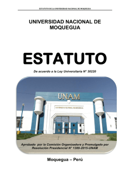 universidad nacional de moquegua