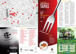 VIII Concurso de tapas 2016 - Ayuntamiento de Quintanar de la