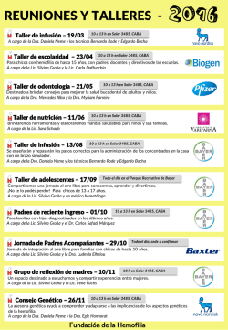 Diapositiva 1 - Fundaci&oacute;n de la Hemofilia