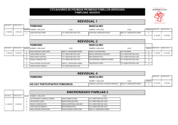 ORDEN Y POOMSAES NAVARRO POOMSAE PROMESAS