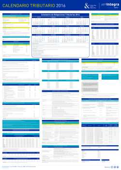 Calendario Tributario 2016
