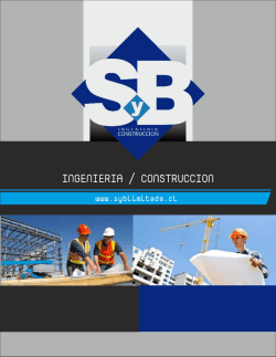 brochure - SyB Limitada
