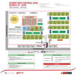 EXAMEN ÚNICO NACIONAL (EUN) DE BECA 18 - 2016