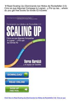 Read Scaling Up (Dominando los Hbitos de
