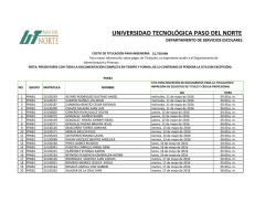 UNIVERSIDAD TECNOLÓGICA PASO DEL NORTE