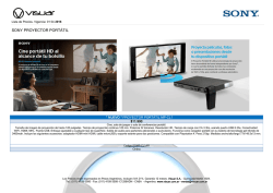Lista de Precios SONY PILAS reducida 01 04 2016