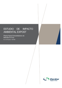 ESTUDIO DE IMPACTO AMBIENTAL EXPOST