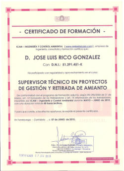 Certificado pdf - Todo Tejados Norte. Construción y reparación de