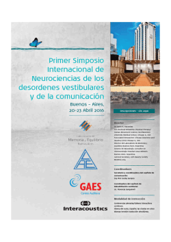 Programa Congreso Interacoustic Argentina Abril 2016