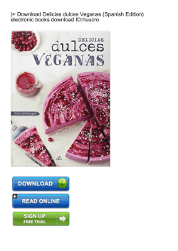 + Delicias dulces Veganas (Spanish