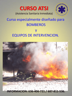 CURSO ATSI (Asistencia Sanitaria Inmediata)