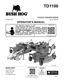 safety - Bush Hog