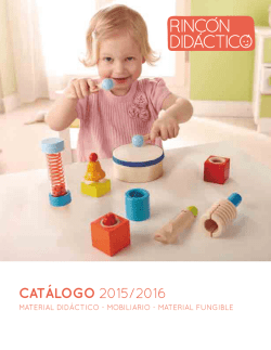 catálogo 2015/2016 - Rincón didáctico