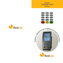 Manual VERIFONE VX680 v2 -ST Software Redsys