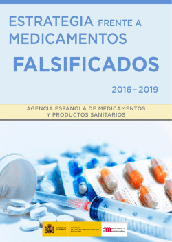 estrategia frente a medicamentos falsificados 2016–2019