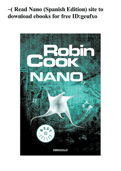 Nano (Spanish Edition)