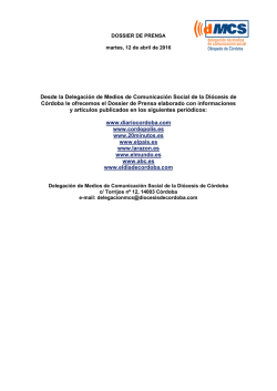 20160412 Dossier de prensa