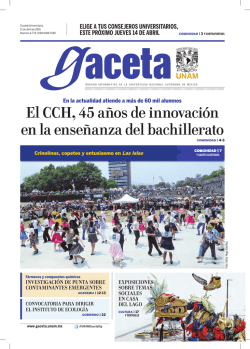 Edición impresa - gaceta Digital UNAM