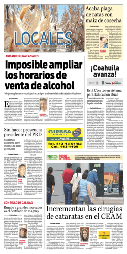 Imposible ampliar los horarios de venta de alcohol