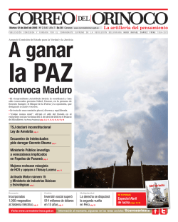 s - Correo del Orinoco