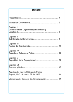 Manual de Convivencia - Conjunto Quintas de la 80 | Bogotá