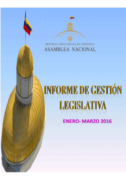 Balance - Asamblea Nacional