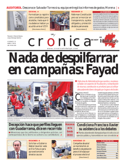 Decepción hace que perfiles lleguen con Guadarrama, dice en