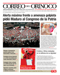 s - Correo del Orinoco